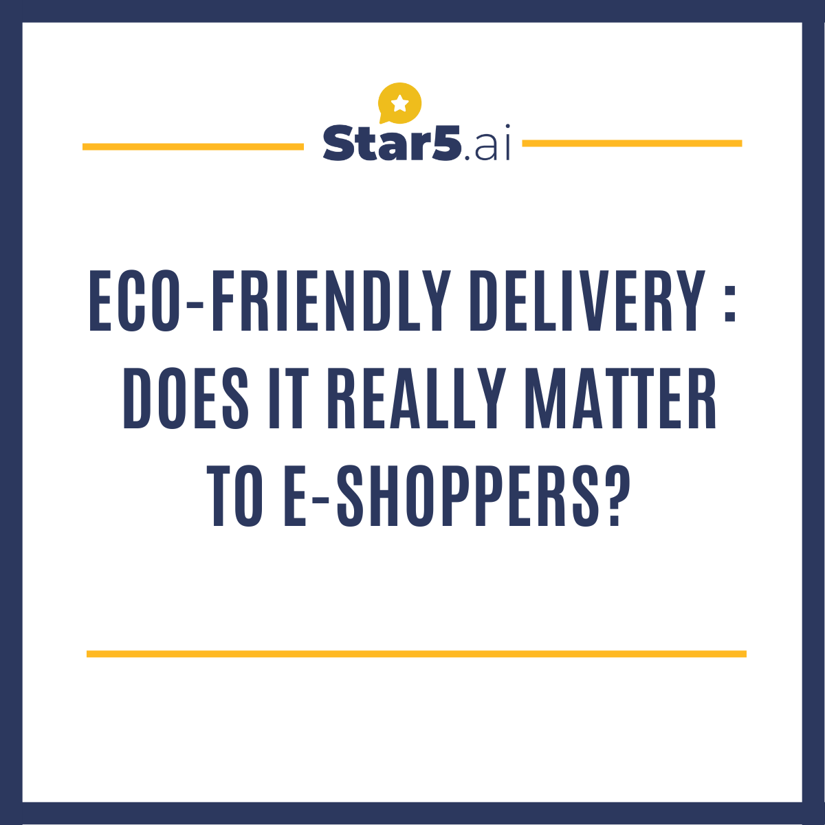 Star5Ai's tweet photo. Eco-responsible #delivery, a #competitive advantage?
 
Online shoppers are increasingly opting for #brands that use environmentally friendly measures, as these figures show. 

Offer your #customers an optimal shopping experience with Star5! https://t.co/J8Jre4wcXG