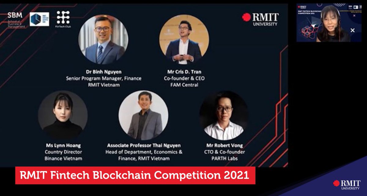 RMIT Vietnam (@rmitvietnam) on Twitter photo Vietnamese students demonstrated their problem-solving skills by using #blockchain and #fintech to solve real-world issues through the inaugural nationwide The RMIT Fintech Blockchain Competition 2021, recently hosted by <a href="/RMITVietnam/">RMIT Vietnam</a>.
Read more: bit.ly/3kxbpqe Vietnamese students demonstrated their problem-solving skills by using #blockchain and #fintech to solve real-world issues through the inaugural nationwide The RMIT Fintech Blockchain Competition 2021, recently hosted by <a href="/RMITVietnam/">RMIT Vietnam</a>.
Read more: bit.ly/3kxbpqe