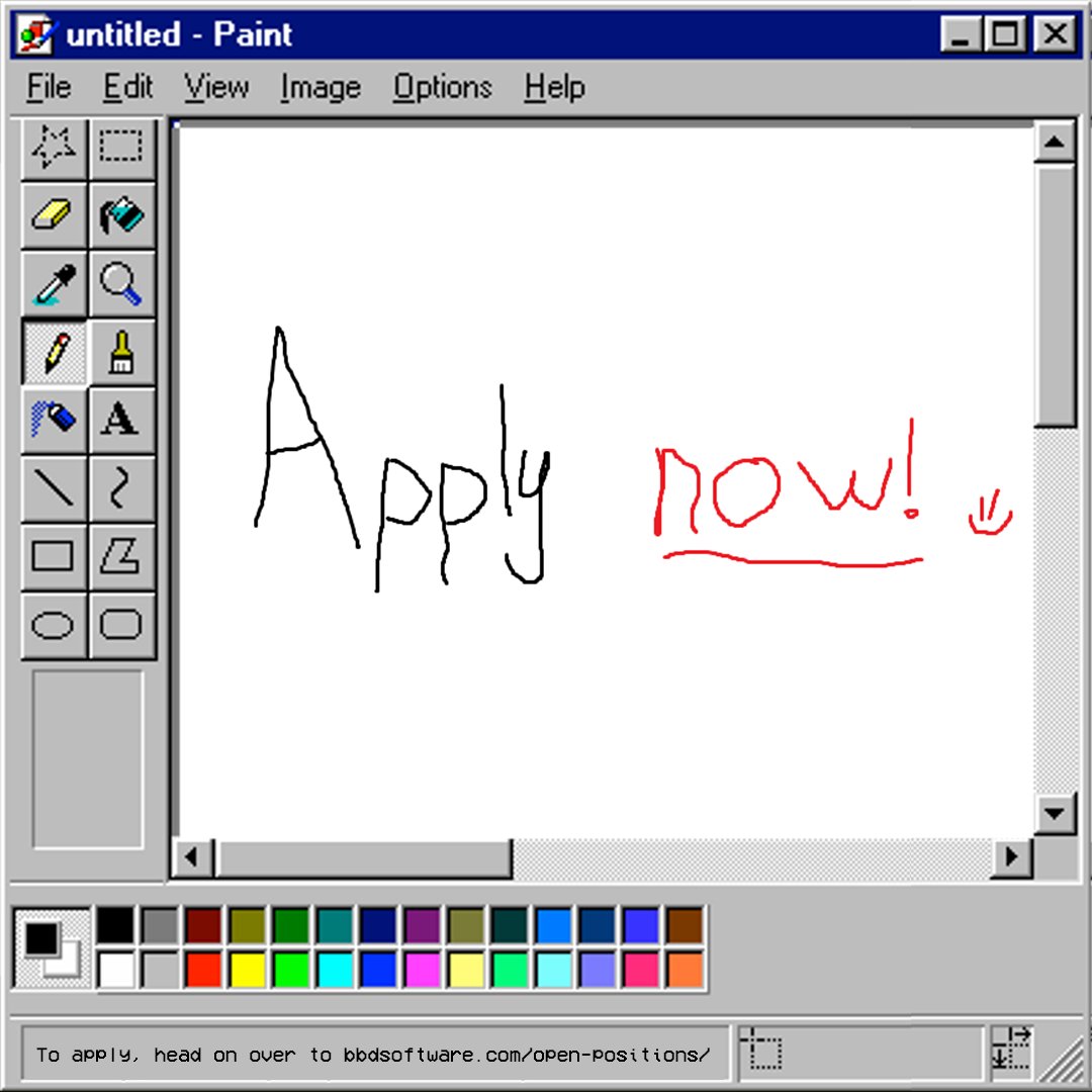 bbdsoftware's tweet photo. We need you 😅 Apply now 👉 https://t.co/xsS54AgwMO https://t.co/PKyeWNo23w