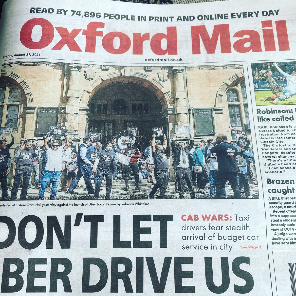 Check out our #cofounder @oxginsjenny in today’s @oxfordmail ... where you can read about our wonderful #collaboration with our #local #nhs to create our #newest addition to the #oxgins collection ... #ox11gin 

#ox11 
#oxfordmail 
#oxfordgin 
#distillery 
#gindistillery