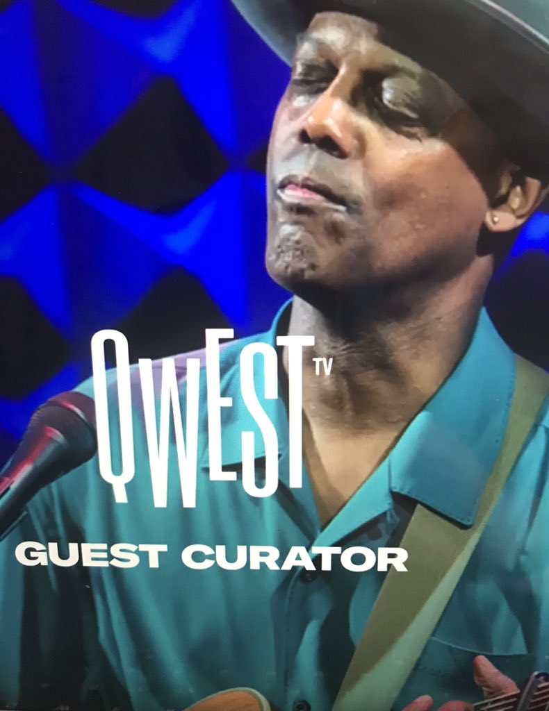I am honoured to be the Guest Curator for @Qwest_TV I had an enjoyable time choosing from a wealth of wonderful docs & concerts. Enjoy! Qwest.tv/guest/eric-bibb
