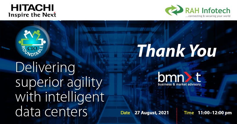 Heartfelt gratitude to all panelists and participants for joining the exciting webinar hosted by <a href="/BM_NXT/">BM NXT</a> in association with #RAHInfotech and #hitachi <a href="/deepak_twiter/">Deepak Kumar</a> #betterworld #intelligentdatacenters