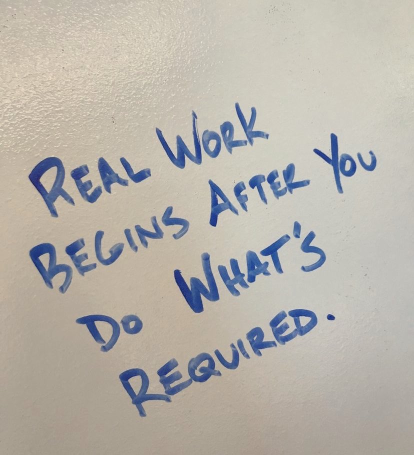 The difference between ordinary and extraordinary is doing a little “extra”! No one pays for ordinary or for being average! Don’t let ordinary describe you…be EXTRAORDINARY!