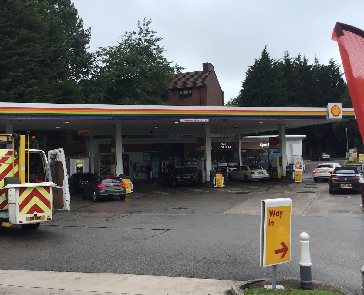 XmoStrata's tweet image. Pride comes to Shell Phoenix, Manchester. 
Another excellent investment from Shell, delivered by Artelia and Xmo Strata.
#Branding #SignInstallation #VinylApplication