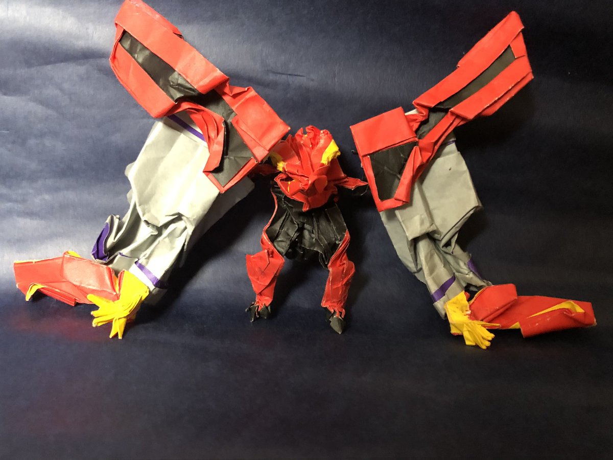 YKgTn851XTsKUS1's tweet photo. 折り紙SSSS_DYNAZENON ダイナゼノン分離形態　コンバイン

#TRIGGERInc #メカスマ #グリッドマン #SSSS_DYNAZENON #ダイナゼノン #ダイナソルジャー #ダイナウイング #ダイナストライカー #ダイナダイバー #折り紙 #おりがみ #折り紙作品 #雨宮哲 #野中剛 #坂本勝 https://t.co/EPrIZqnNZK