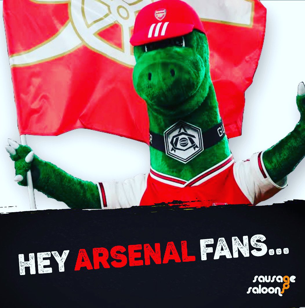 Sausage_Saloon's tweet photo. Running out of ammo so early isn’t lekker so to help you and gunnersoress get back on track , get down to Sausage Saloon Pavilion on Saturday between 9am &amp; 3pm wearing your Arsenal jersey and get 50% off on ur hotdogs. @JustinT_SA @MesutOzil1088 
#Artetaoutsausagesaloonin https://t.co/52KuEFZyNP