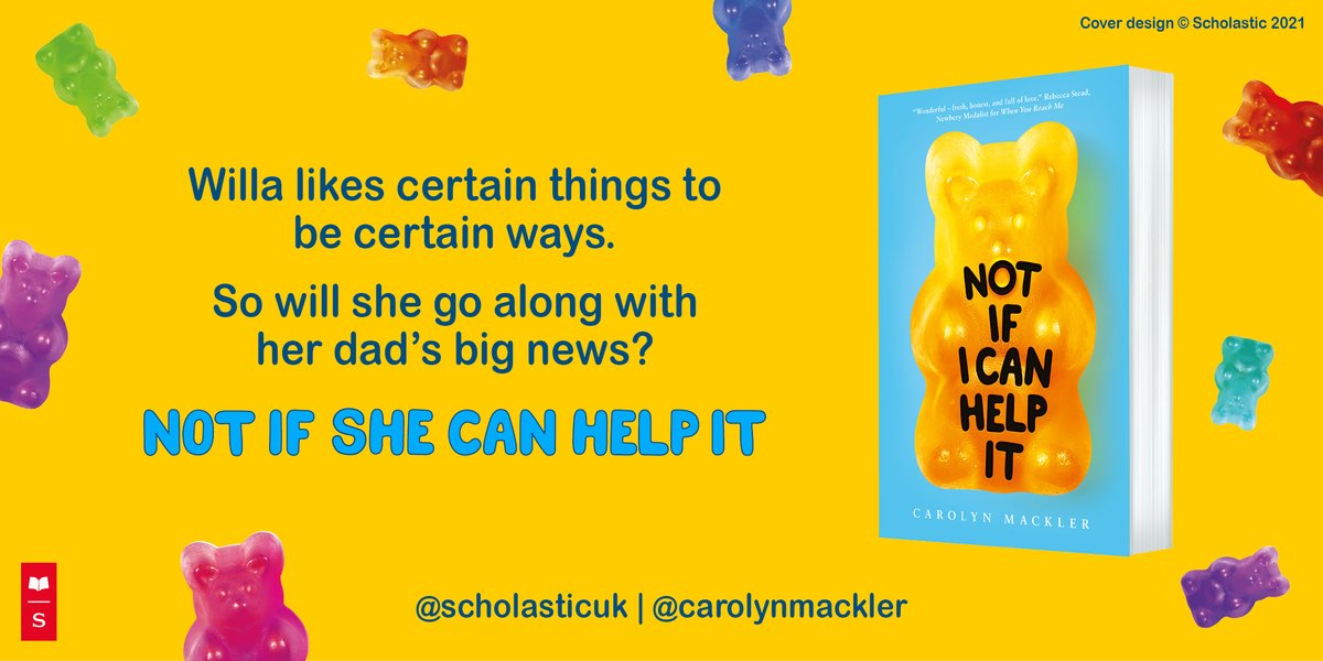 scholasticuk's tweet photo. To celebrate the release of #NotIfICanHelpIt by @carolynmackler, we're giving away five copies of the book – RT to enter! 

#NotIfICanHelpIt is the story of Willa, who has been living with Sensory Processing Disorder
but is thrown for a BIG loop when her dad has some big news... https://t.co/qhUvsNrQ4n