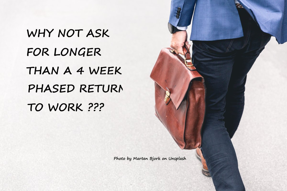 NwFatigue's tweet photo. Friday's Fatigue Fix: Returning To Work - extend your phased return to work to continue your recovery and remain at work.... https://t.co/oH0Y0dG8l6 https://t.co/eTDKhYvE1D