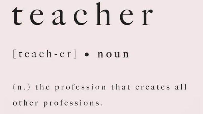 KatelynLeitner1's tweet photo. You are not JUST a teacher… https://t.co/c6oOfFUzyx