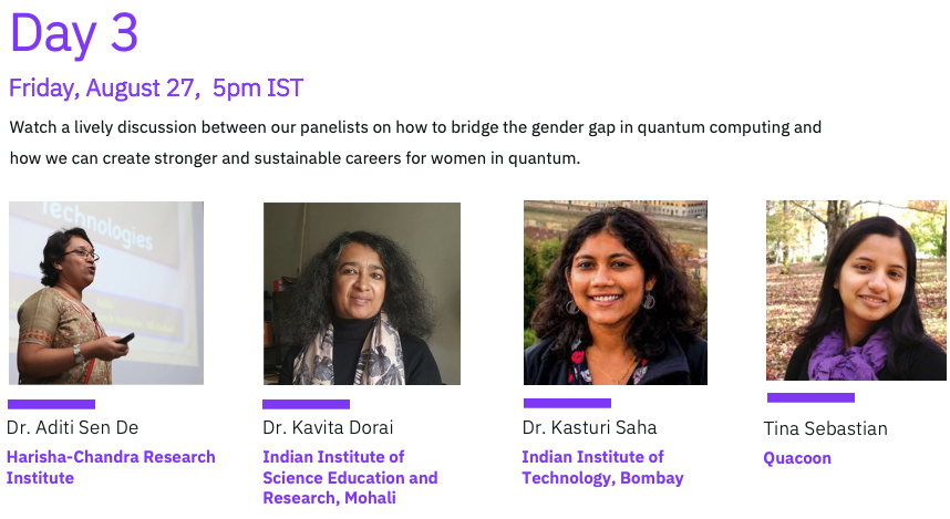 YuriKobaya's tweet photo. Join our panel discussion with these amazing panelists today at 5pm IST moderated by @SabhyataSavvy #IndiaWeekofQuantum Event link : https://t.co/INnjvKTBsL https://t.co/cZr1lnMgHV