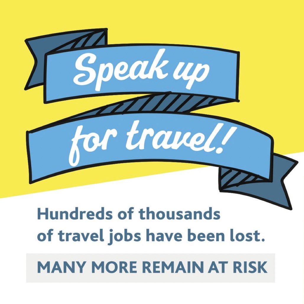 Another week has passed without any action from <a href="/RishiSunak/">Rishi Sunak</a> to save the Travel Industry.
The Travel Industry needs Sector Specific Support or 100,000 more jobs will be lost this Autumn.
We need action NOW <a href="/BorisJohnson/">Boris Johnson</a>  <a href="/grantshapps/">Rt Hon Sir Grant Shapps</a> <a href="/ABTAtravel/">ABTA</a> @abtamembers  #SaveTravel