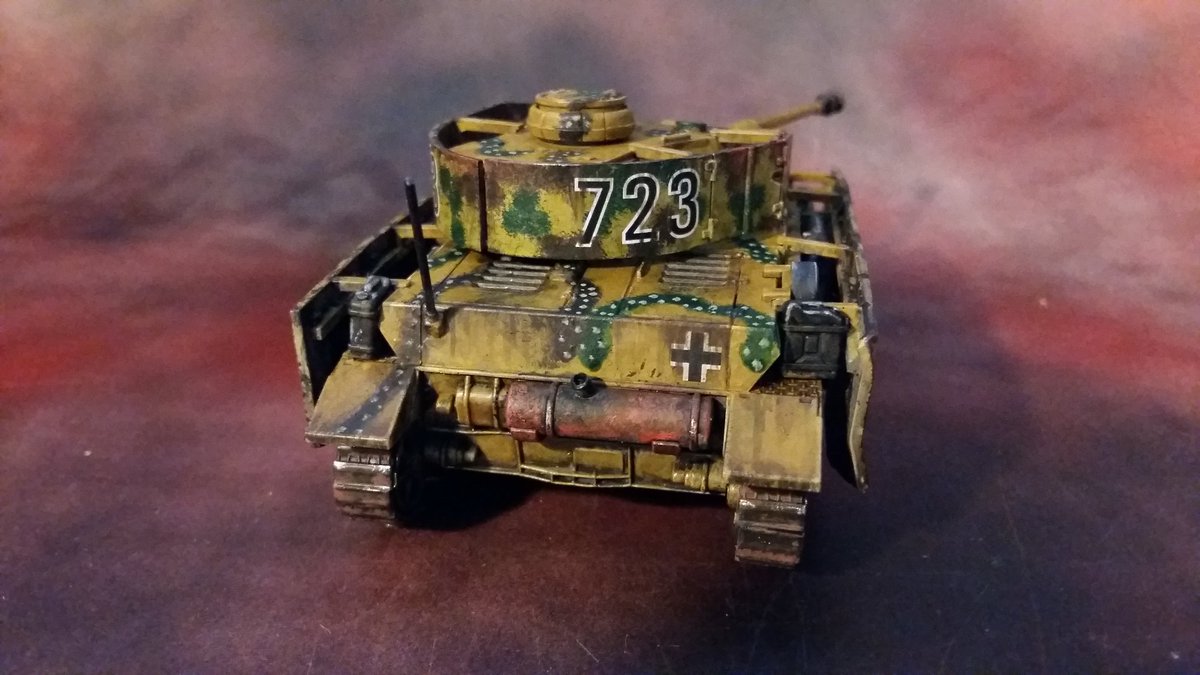 Pz IV painted and ready for battle. #BoltAction #paintingwarlord #WarlordGames #WarGames #tabletopgames #tabletopgaming #warmongers #miniatures #miniaturepainting #WW2