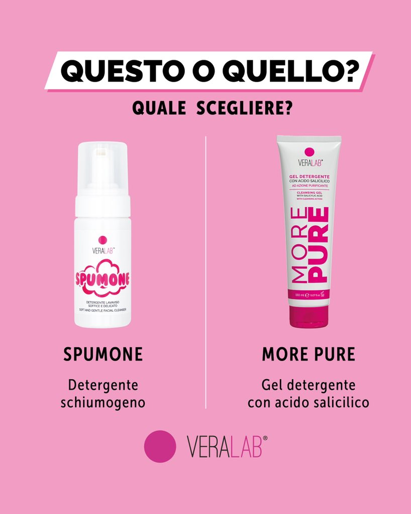 Veralab_cinica's tweet photo. QUESTO O QUELLO? 💁♀️
Spesso ci chiedete le differenze tra Spumone e More Pure e quale scegliere dei due 😊
Oggi vi sveliamo finalmente il mistero con un’infografica dedicata 😎
Voi quale preferite?
#veralab #questoquello #questoquelloveralab #spumone #morepure #skincare https://t.co/Ezb3koBWcX