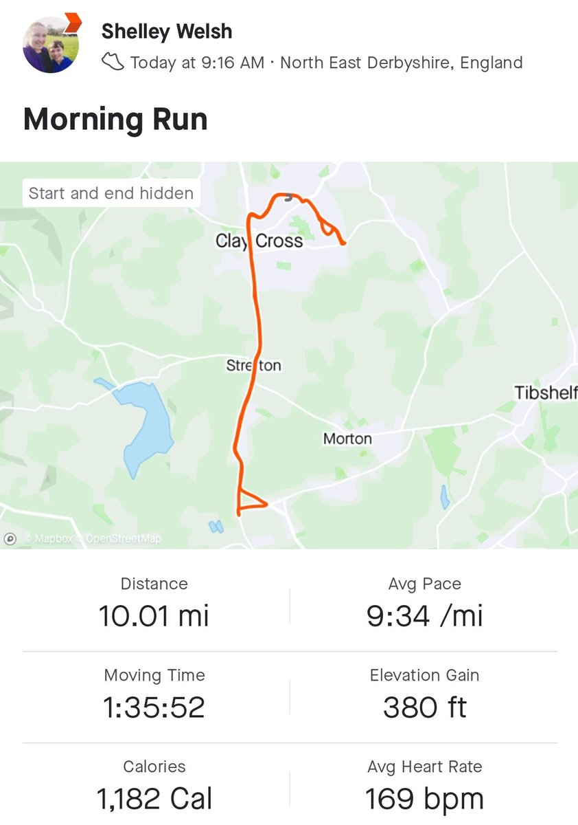 shelley_welsh's tweet photo. Longest run since March, really pleased to have reached my target distance before the end of the month @TeachersRunClub #shecanrun #healthymind https://t.co/bkqoBIar2z