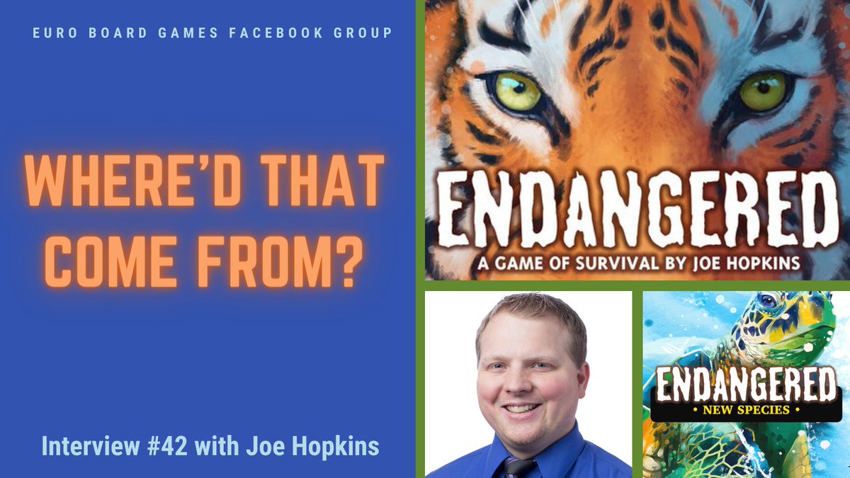 My written interview with game designer <a href="/AvgJoeGames/">Joe Hopkins</a>. What is his favorite game at the moment? #boardgames #bgg #boardgamegeek #tabletopgames facebook.com/groups/euroboa…