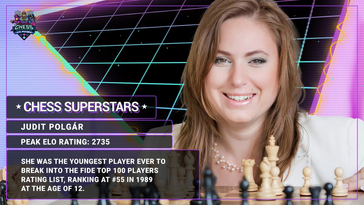 NMChessGame's tweet image. Oh and she’s considered the greatest female chess player of all time. She also happens to be the sister of New Millennium co-founder Susan Polgar.