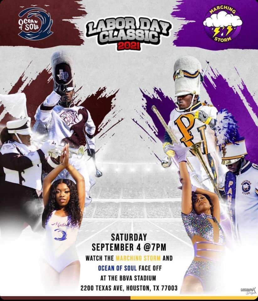 Ahem…. THE STORM IS COMING!

💜💛💜💛💜💛💜💛💜💛💜💛
⛈⛈⛈⛈⛈⛈⛈⛈⛈
#labordayclassic #pvamu #marchingstorm #txsu #oceanofsoul #swac #hbcu #ttonthemic