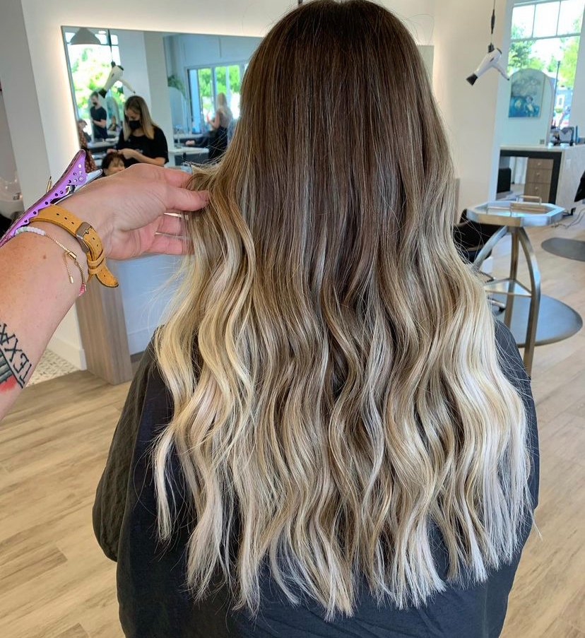 Grown on sale out balayage