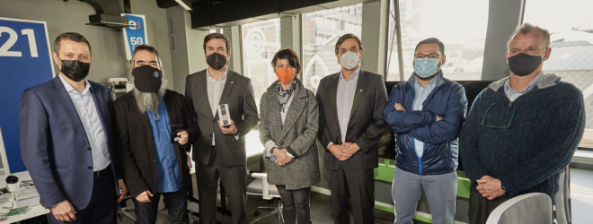 espacio5g's tweet photo. Recibimos la visita del Subsecretario de Telecomunicaciones @Moreno_Fco  y pudimos conversar de los proyectos que estamos realizando en el @espacio5g , el primer campus 5G del país.
La nota completa la pueden ver en: https://t.co/TGXUEZR2uL https://t.co/97ALMfpSv7