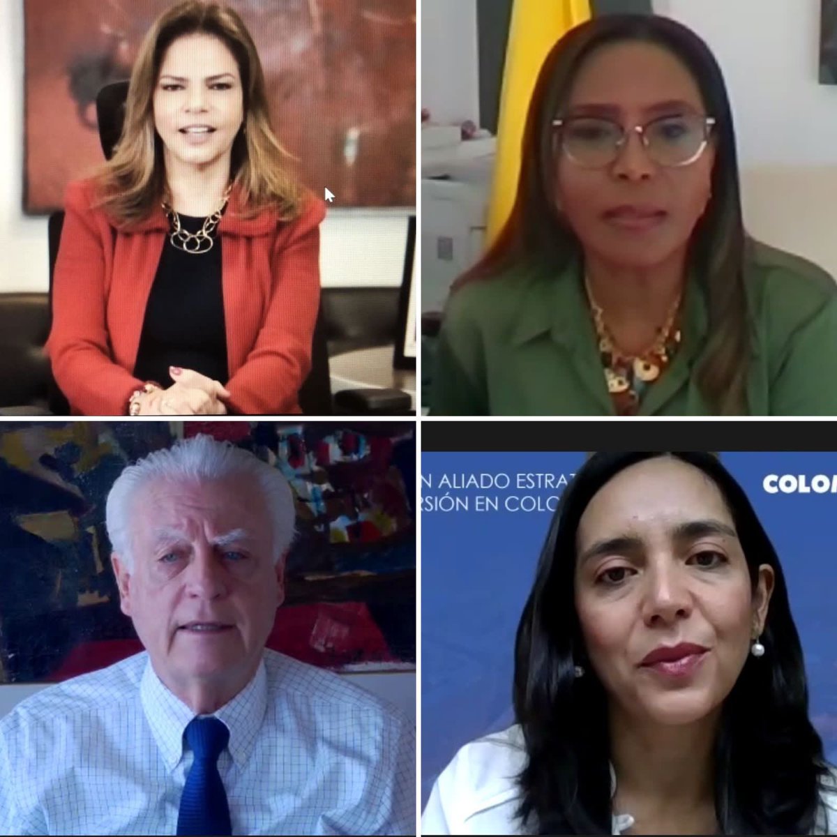 PaoGBarreneche's tweet photo. Evento "Uruguay: un aliado estratégico para la inversión en Colombia" Experiencias de empresas uruguayas en nuestro país. Destino óptimo para invertir @FlaviaSantoroT @CancilleriaCol  @ZonamericaUY  @moove_it @BlueberriesMed @El_Viajero_Uy @PROCOLOMBIACO https://t.co/VDYNLmCbsG