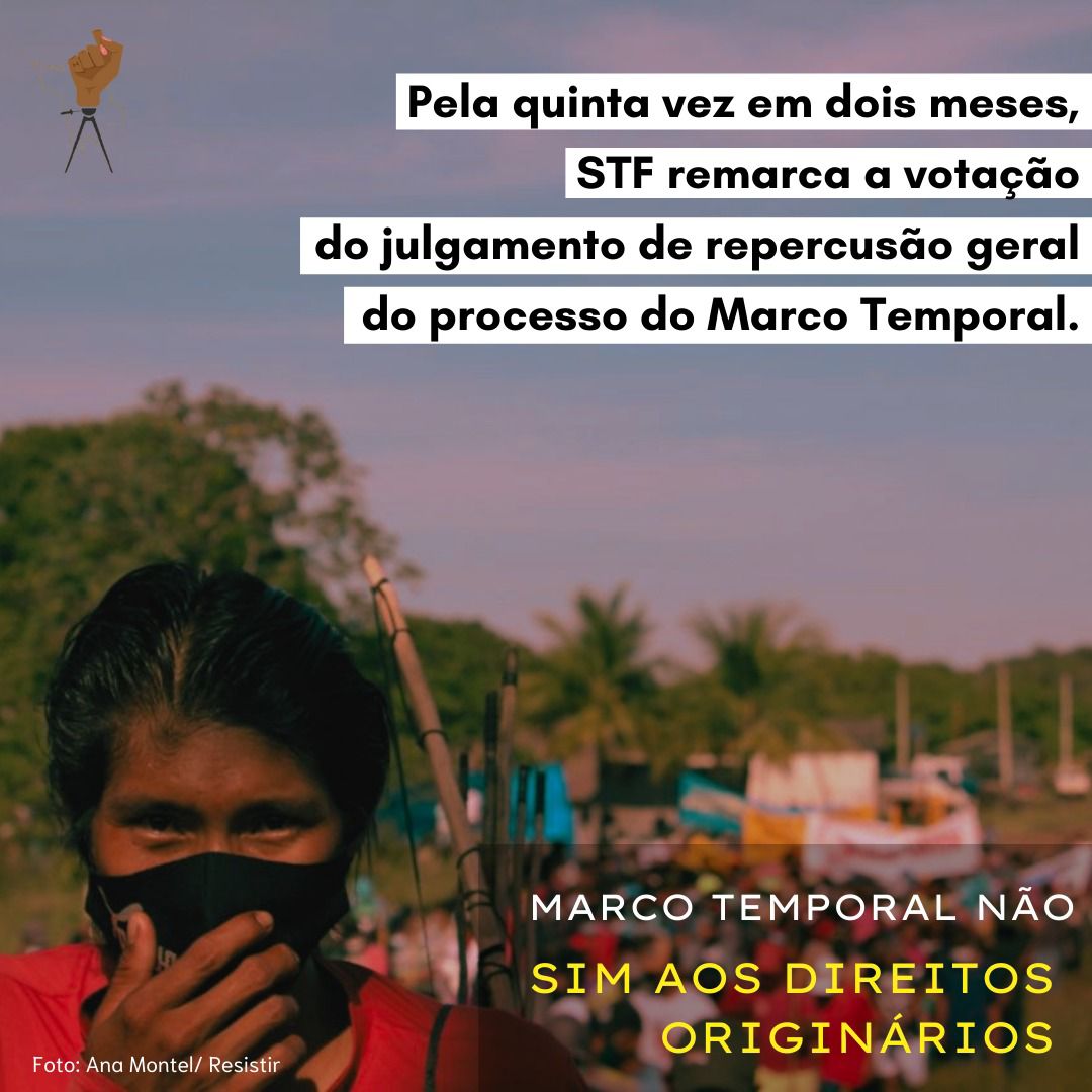 resistirprod's tweet photo. #MarcoTemporal | O presidente do Supremo Tribunal Federal (STF), Ministro Luiz Fux, remarcou, pela quinta vez, a sessão de julgamento do processo de repercussão geral da tese do marco temporal em Brasília. A nova data do julgamento será no dia 1 de setembro (quarta-feira).
⬇️ https://t.co/f7Ge2FnG4s