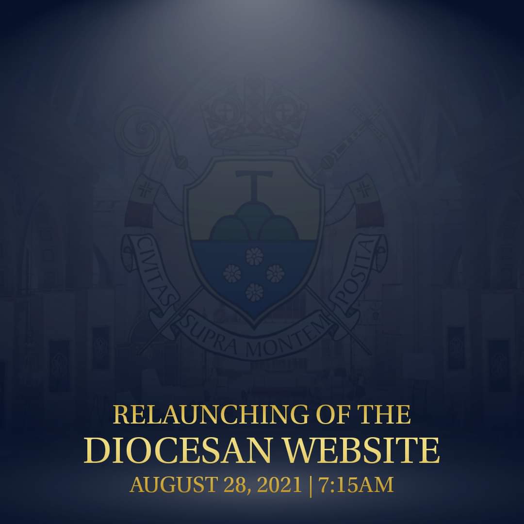 CubaoDiocesePH's tweet photo. Relaunching of our Diocesan Website... 
August 28, 2021 | 7:15AM

#CubaoMedia https://t.co/KsQJv4yXip