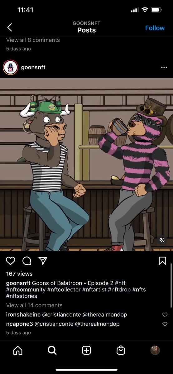 NCapone's tweet photo. @GoonsNft LFG! 🔥🔥🔥 following through on all promises. These Devs know how to keep word! Love the project 👊🏼👊🏼 https://t.co/kNup5nGT3h