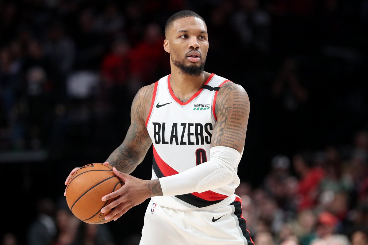 Damian Lillard
CJ McCollum
Robert Covington
Larry Nance Jr
Jusuf Nurkic

The Blazers are looking lowkey dirty this year https://t.co/wDia1geHAw