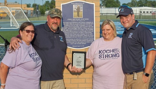 Richmond wins after naming football field in honor of John Kocher bit.ly/3zqwZ65