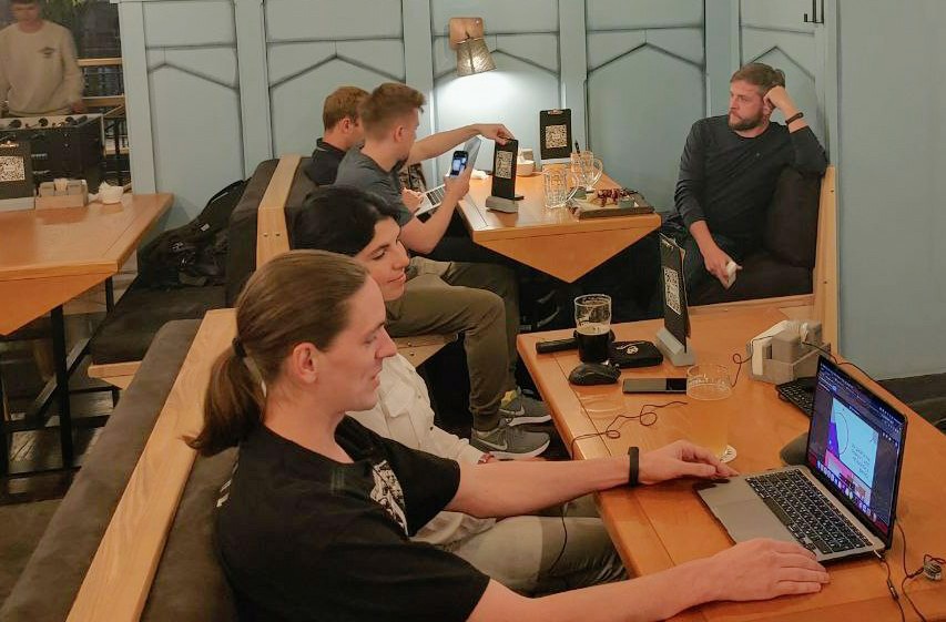 Our first in-person meetup since the pandemic started  -- thanks to everyone who joined both offline in Kyiv and online 🌷
Recordings and slides sabrinazeidan.com/wpkyiv/
Many thanks to <a href="/XWP/">XWP</a> and <a href="/jetbrains/">JetBrains</a> for sponsoring our #WPKYIV meetup 🌺🌺🌺 
#WordPress #community