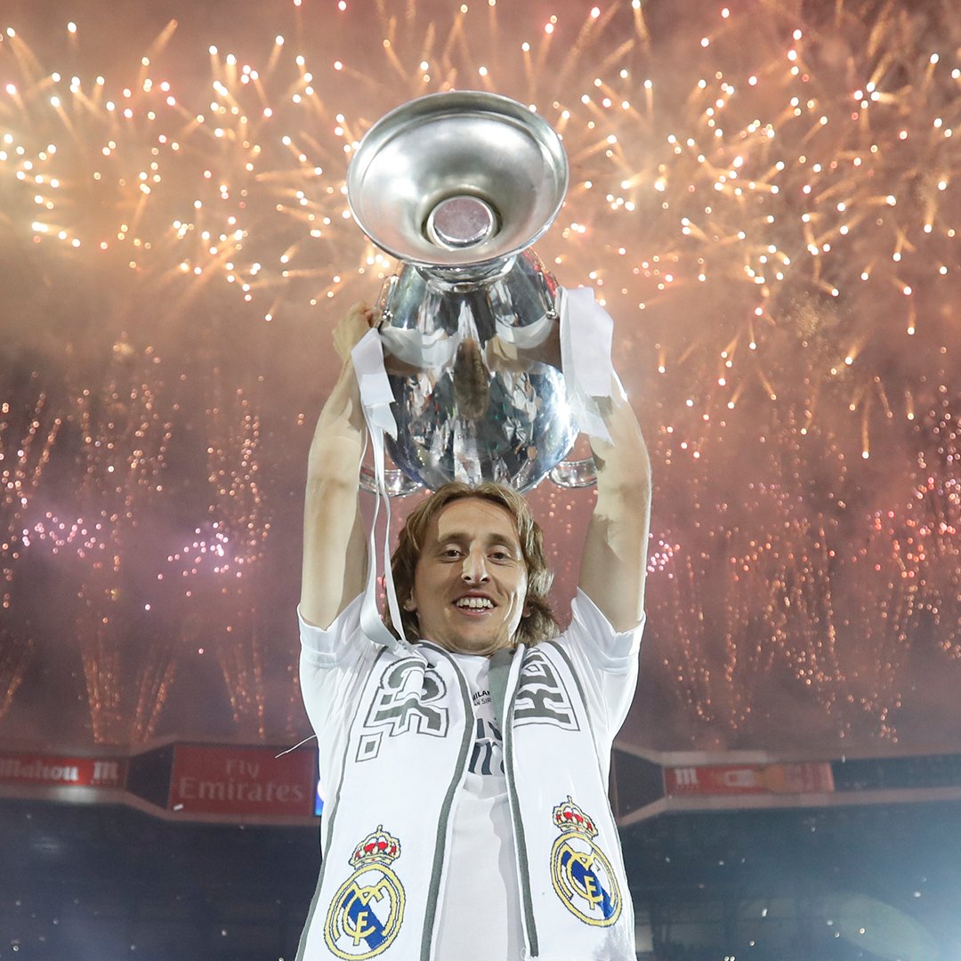 4x Champions League 1x Ballon d\Or 2x La Liga Happy 36th birthday to Luka Modric  