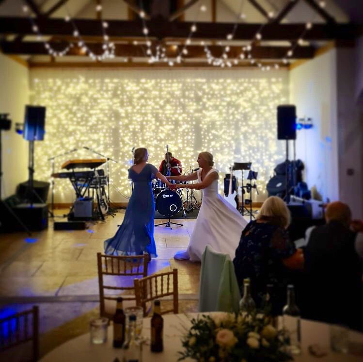 Claire_Vanner's tweet photo. Some great action shots of me and my sister/Maid of Honour dancing to @LittleMix on my #Wedding Day. We cleared the dance floor having the best time with #blackmagic playing during the band break.

(I’d be very disappointed if they didn’t play the bride’s fave!) #LittleMix https://t.co/VjksakSVzJ
