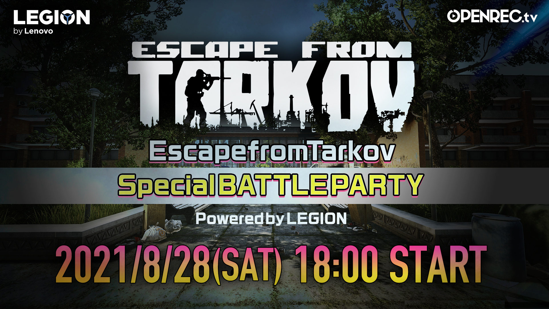 Legion Jp Escape From Tarkov Special Battle Party Powered By Legion 明日8月28日 土 18時 タルコフプレイヤーが集結し カスタムサーバー内で真っ向勝負 Openrec T Co G5hldrubdn Twitch T Co Vuo52lwton Youtube Legion Jp Escape From Tarkov Special Battle Party Powered By Legion 明日8月28日 土 18時 タルコフプレイヤーが集結し カスタムサーバー内で真っ向勝負 Openrec T Co G5hldrubdn Twitch T Co Vuo52lwton Youtube