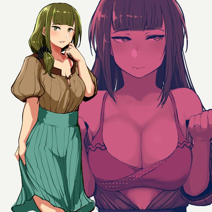 まだまだ夏はこれからだから人妻の横に水着を描くと楽しい #キャラの横に水着を描くと楽しい 