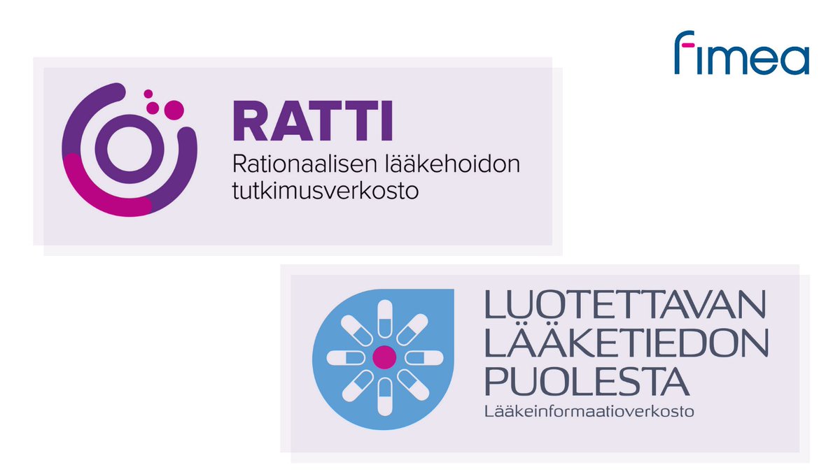 RATTI-tutkimusverkosto ja Lääkeinformaatioverkosto järjestävät

⏰ keskiviikkona 10.11. kello 12–15.30

yhteisen virtuaalisen keskustelutilaisuuden potilaiden osallisuuden merkityksestä rationaalisen lääkehoidon tutkimuksissa.

Lue lisää ja ilmoittaudu 👇

fimea.fi/-/keskusteluti…