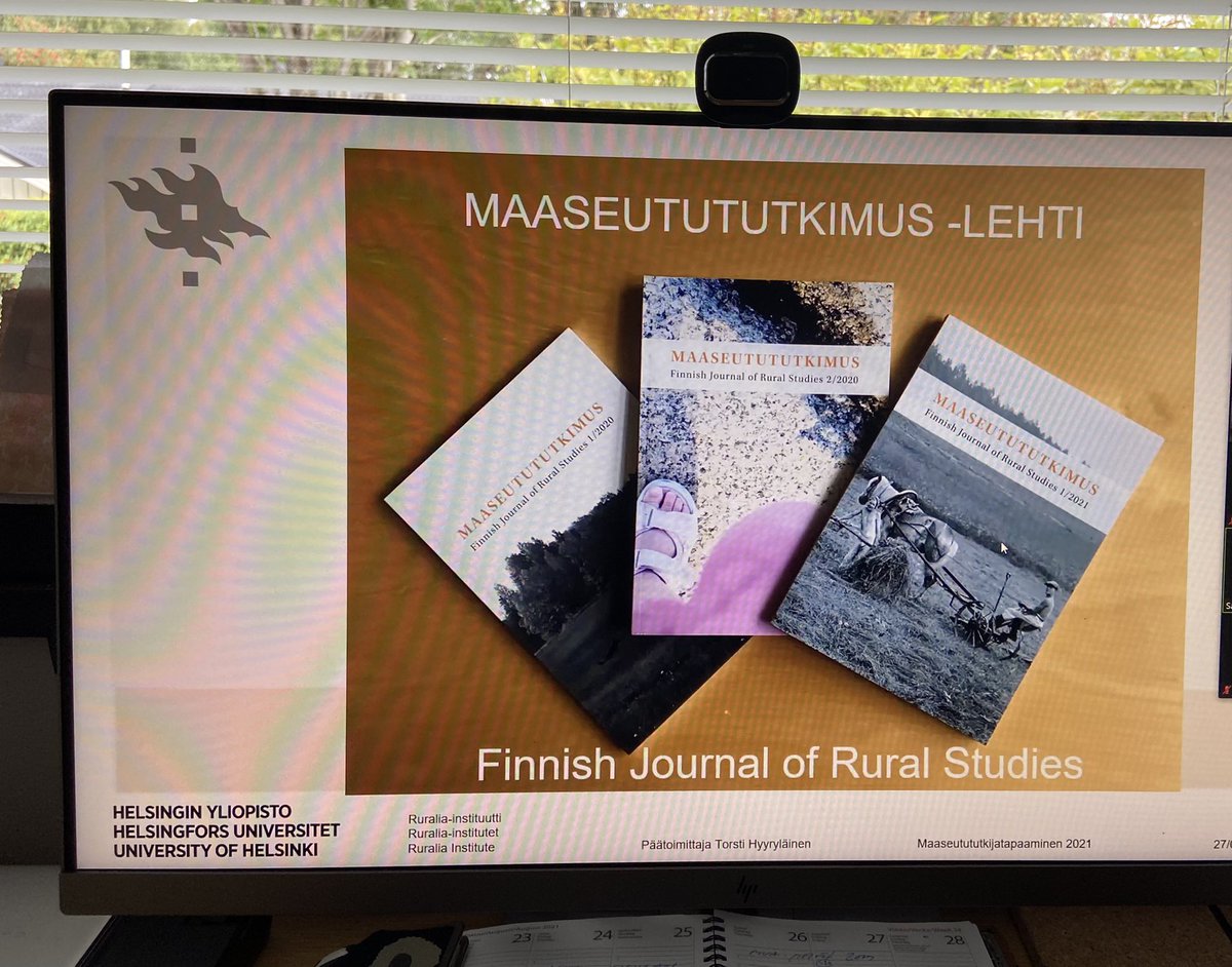 Tänään #MUAtapaa2021 jatkui kiinnostavilla puheenvuoroilla osallisuudesta @virpi_harilahti ja @Dr_nousiain. Jatketaan tutkimusta ja keskusteluja osallisuudesta ja muistakin teemoista, tähän hyvän foorumin tarjoaa #Maaseutututkimus lehti journal.fi/maaseutututkim…