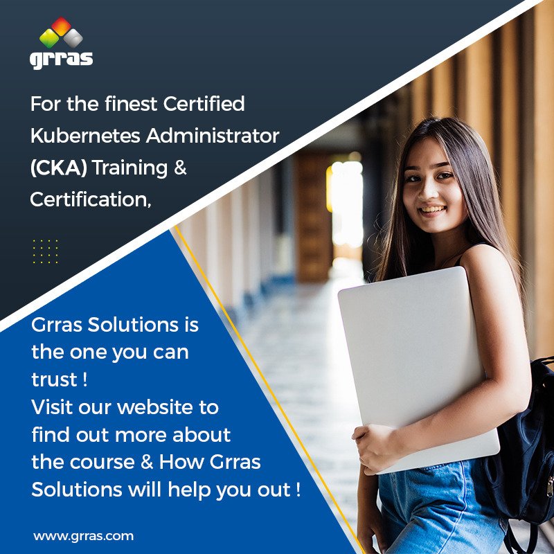 redhatgrras's tweet photo. For the finest Certified Kubernetes Administrator (CKA) training and certification, Grras Solutions is the one you can trust!

Visit our website to find out more about the course &amp; how Grras Solutions will help you out!

#kubernetes #grrassolutions #GRRAS https://t.co/TEq43LRRU3