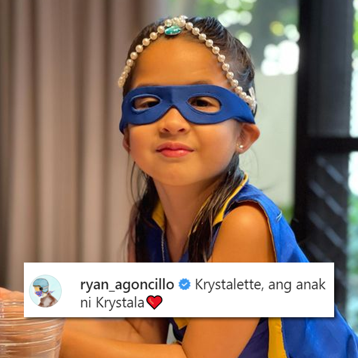 News5PH's tweet photo. CHILLAX SHOWBIZ NEWS 🎭

Ito ang pabirong palayaw na ibinigay ni #BangonTalentadongPinoy host Ryan Agoncillo sa anak nila ni Judy Ann Santos na si Luna. Nagsuot kasi si Luna ng costume na kahawig sa superhero character dati ni Juday. https://t.co/2C1O9ImMTu