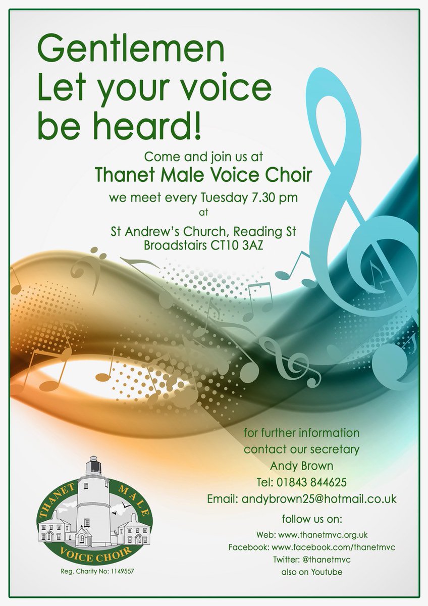 ThanetMVC's tweet image. Come on gents, don't be shy! 🎶🎶🎶 You'll be assured of a warm welcome