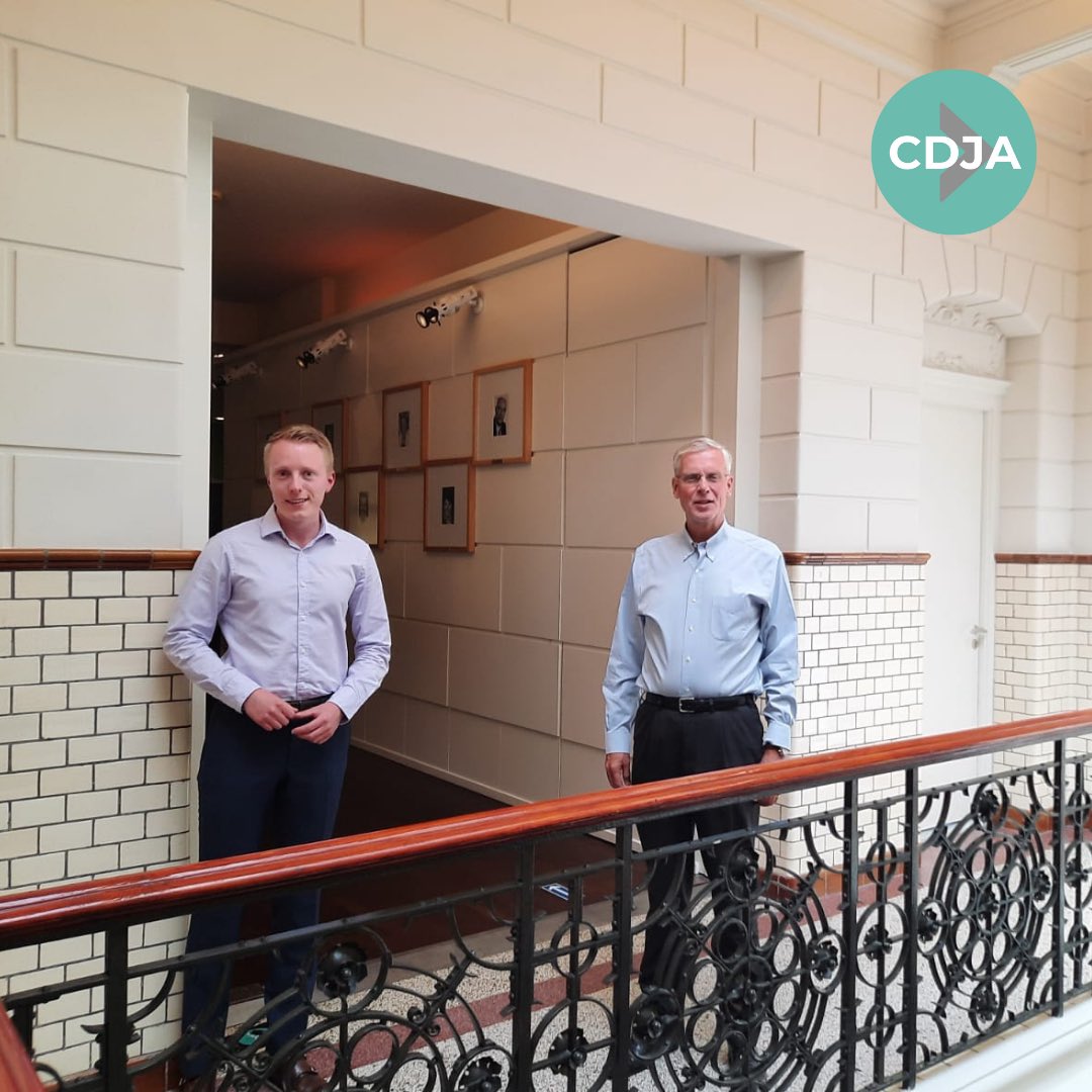 CDJA's tweet photo. Interim-partijvoorzitter Marnix van Rij en onze voorzitter @tgscheepstra versturen vandaag een e-mail naar alle CDA-afdelingen van het land, waarin ze oproepen om minimaal 1 jongere in de top 3 van de lijst te zetten! 🔥 #GR22 https://t.co/HIzgRiXthC