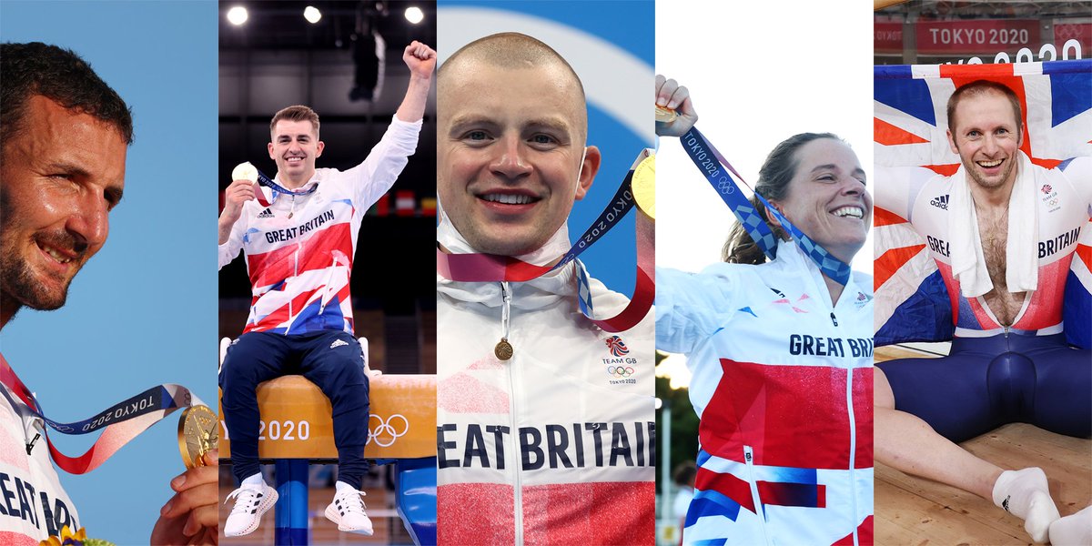 Five Olympic champions. Five Olympic titles retained.