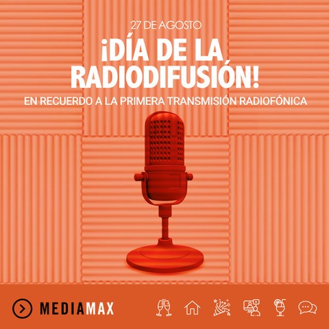 Mediamax Argentina (@mediamax_arg) on Twitter photo ¡Felíz día!📻👏
#diadelaradio #díadelaradiodifusión #radio #radios #medios #publicidad #mediostradicionales #DiaDeLaRadio ¡Felíz día!📻👏
#diadelaradio #díadelaradiodifusión #radio #radios #medios #publicidad #mediostradicionales #DiaDeLaRadio