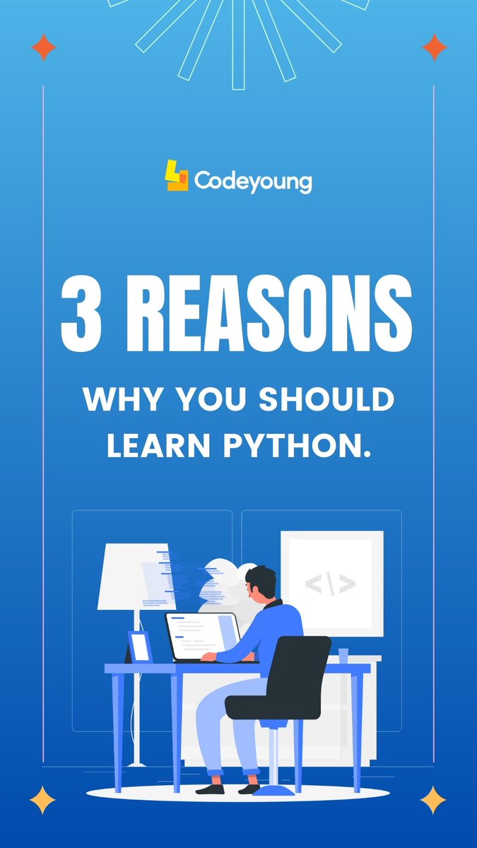 Codeyoung_india's tweet photo. Python is one of the most popular programming languages compared to other languages in the coding world. Python's growth in demand and popularity has grown largely in the last 4-5 years.

#CodeyoungKnowledge #coders #codeyoung #coding #programming #codersoftheweek #coding #coders https://t.co/8lEYPAmQ8r