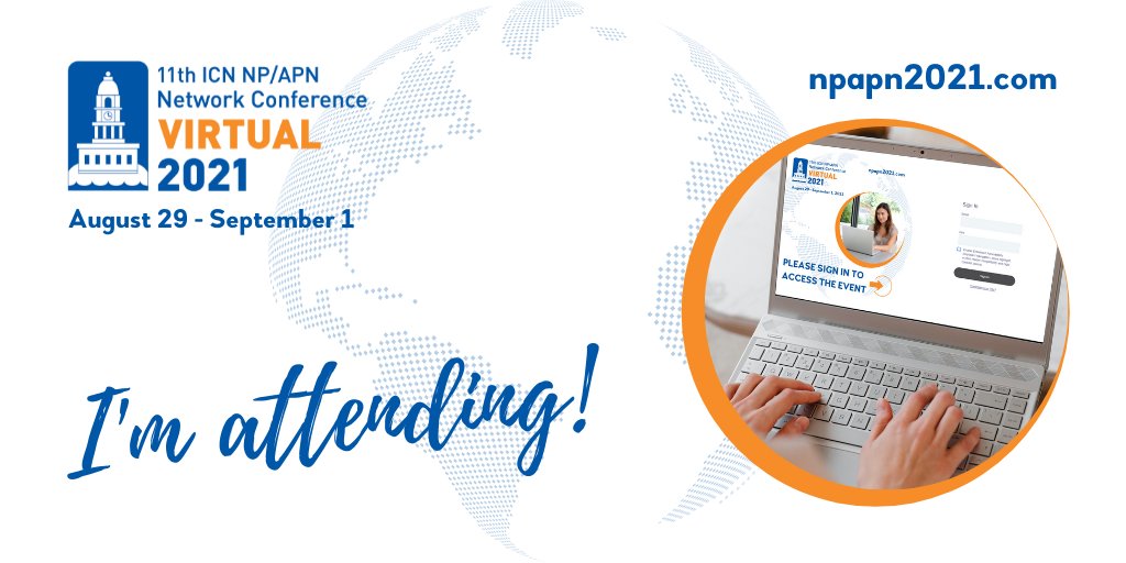 Don’t miss 11th ICN's #NPAPN2021 Network Conference  from 29 Aug to 1 Sep, 2021! Over 750 #advancedpracticenurses, #nursepractictioners, and #clinicalnursespecialists from 48 countries will attend! Read more: bit.ly/3ksQgh8 Register here: bit.ly/3gFqEfU