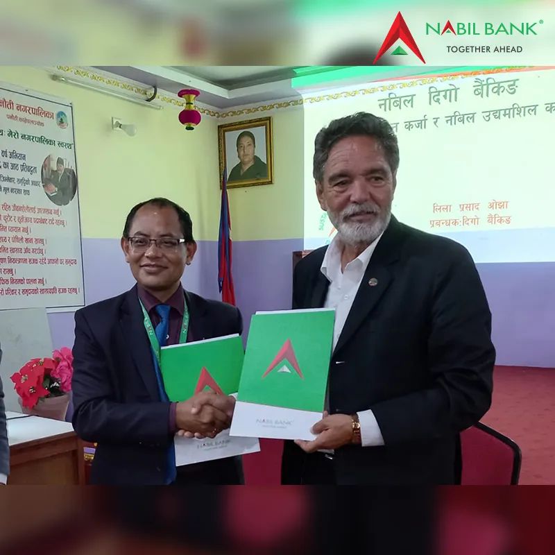 We have entered into an agreement with Panchkhal and Panauti municipalities of Kavre district for entrepreneurship development and financial access

#NabilBank