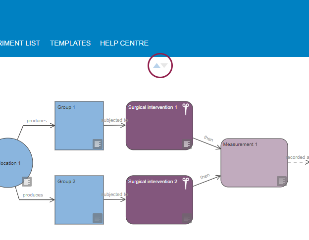NC3Rs's tweet photo. Need some more space to create your Experimental Design Assistant diagram? If you are designing a large or complex experiment you can expand the canvas to make more room by clicking the blue arrowheads on all four sides. Try it out at https://t.co/E8XCuhHH8Y #EDAtips https://t.co/UaSoGkmNW0