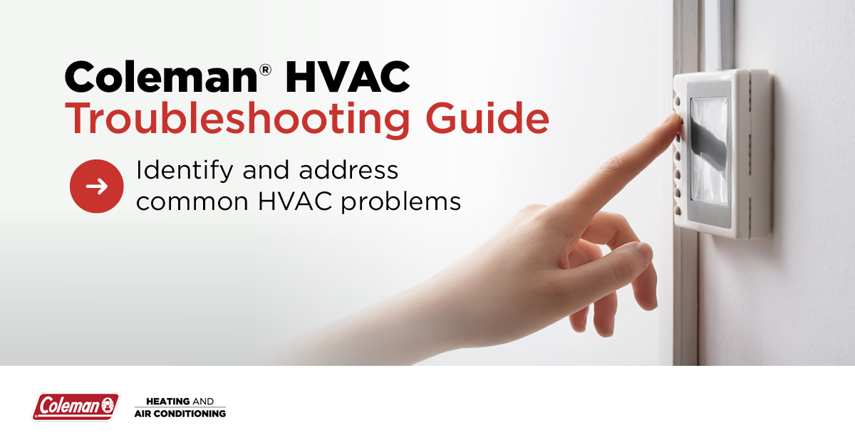ColemanHVAC's tweet photo. Keep your home comfort system running at peak performance by following our troubleshooting guide. You'll find out how to identify and address common problems with air conditioners and furnaces: https://t.co/seKv4MGcRC
#HVACTroubleshooting #HVAC https://t.co/ixQI1xwN8h