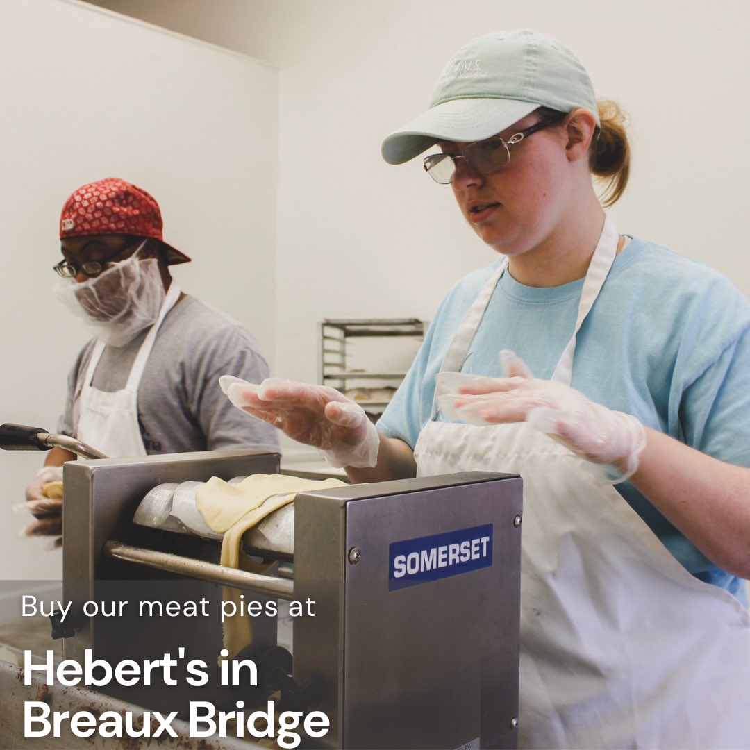 dreamsfound's tweet image. #facts #Training for each job at DREAMS Meat Pie Co. is tailored to fit every individual's needs. We spotlight their abilities rather than their disability so each person can feel successful &amp;amp; productive! #hurricaneprep Pick up some meat pies today! Freeze them up to 6 months
