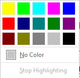 TechLawGuru's tweet photo. Hey @Microsoft @Microsoft365 @Office, please add support to Word for the highlight colors that are supported by OneNote. @msonenote offers 40 color choices for highlighting, but Word only offers 15. Should be easy to add. @MicrosoftHelps @colinjwood @levithehun @O365Updates https://t.co/bTV6MnmvFq