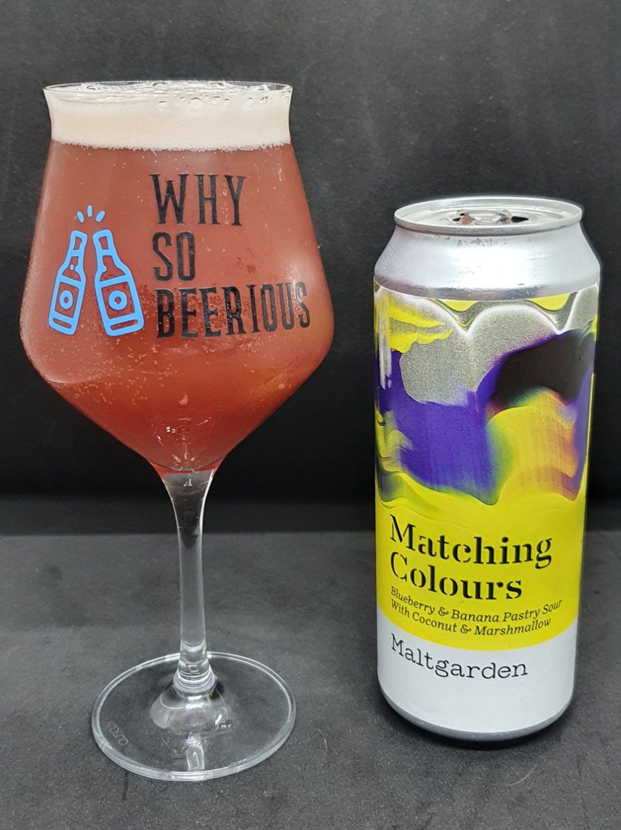 whysobeerious_'s tweet photo. 🍺REVIEW: Matching Colours (5.5%) banana and blueberry pastry sour with marshmallow and coconut from Maltgarden

🍺 The nearest thing to a fruit cocktail beer has probably ever been.

🎯 RATING: 4.75/5

🍻https://t.co/2T92J6Wbr4

#pastrysour #beer #craftbeer https://t.co/96cU2lMXVE